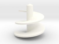 1/64 Verticle Mixer Screw (WP7UEPMC7) by 2scalefab 1/64 Verticle Mixer Screw by 2scalefab on Shapeways