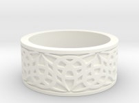 Eternal Triquetra Ring Size 11 (VSKJKDQ2L) by lobeveli Eternal Triquetra Ring Size 11 by lobeveli on Shapeways