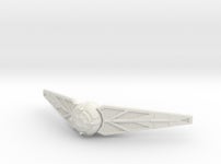 TIE Predator 1/270 (N2KF8354E) by Mel_Miniatures TIE Predator 1/270 by Mel_Miniatures on Shapeways