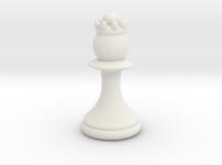 Pawns with Hats - Queen (small) (4MXDCBD8W) by KyleAWilson Pawns with Hats - Queen (small) by KyleAWilson on Shapeways