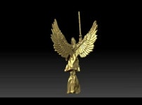 ANGEL Statue (XDCYGRS6E) by 3dartist ANGEL Statue by 3dartist on Shapeways
