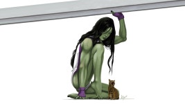 She-Hulk HD Wallpaper | Background Image | 1920x1080 | ID:621466 - Wallpaper Abyss  She-Hulk HD Wallpaper | Background Image... 