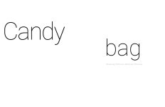 달콤한 컬러감의 캔디백 SWEET CANDY-BAG