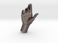 1/10 Hand 012 (4KHH3TX63) by xiaoxunyue2014 1/10 Hand 012 by xiaoxunyue2014 on Shapeways