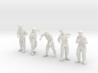 1-20 German U-Boot Crew Set3-6 (XHYGGBHSY) by HOLDEN8702 1-20 German U-Boot Crew Set3-6 by HOLDEN8702 on Shapeways