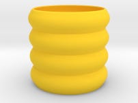 Pencil cup (R4RVU6RBC) by 3ds_project Pencil cup by 3ds_project on Shapeways