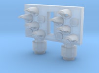 New South Wales RR Turnout Indicator 2LH (464LQGHE2) by tabear New South Wales RR Turnout Indicator 2LH by tabear on Shapeways