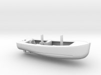 1/192 Scale 36 ft Mine Sweeping Launch (XA6XQP924) by wachapman 1/192 Scale 36 ft Mine Sweeping Launch by wachapman on Shapeways