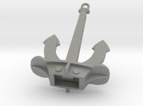 1/35 DKM Raumboote R-301 Anchor (MZV6TV2JL) by diStefan 1/35 DKM Raumboote R-301 Anchor by diStefan on Shapeways
