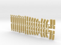 1/87 H0 Flachbordsteine F 15 30/17 (4R8RNBUJX) by nobby87 1/87 H0 Flachbordsteine F 15 30/17 by nobby87 on Shapeways