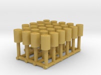 1/192 USN Depth Charges Set x28 (FESPWBGSD) by diStefan 1/192 USN Depth Charges Set x28 by diStefan on Shapeways