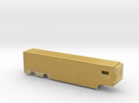 1/87 Race Car Hauler (HV45BMMP9) by rapidpro 1/87 Race Car Hauler by rapidpro on Shapeways