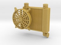 Radiator 1/18 misc use (5CHEG27WU) by rolsen01 Radiator 1/18 misc use by rolsen01 on Shapeways