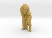 Printle S Couple 253 - 1/48 - wob (65S43RLSF) by Benhaim Printle S Couple 253 - 1/48 - wob by Benhaim on Shapeways