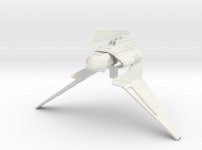 Theta Shuttle 1/270 (W7RVEA2NM) by Mel_Miniatures Theta Shuttle 1/270 by Mel_Miniatures on Shapeways