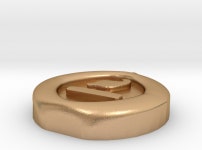 4 Elements - Earth Pendant (L7DZZ3MWS) by Pivots 4 Elements - Earth Pendant by Pivots on Shapeways
