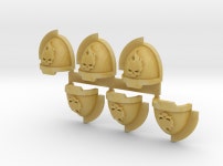 Commission 289 Gravus MK3 pads x6 #1 (BFWBRGB8B) by MartilloYCola Commission 289 Gravus MK3 pads x6 #1 by MartilloYCola on Shapeways