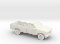 1/87 1988-98 GMC Sierra 2500 (KUHFTSNXP) by rapidpro 1/87 1988-98 GMC Sierra 2500 by rapidpro on Shapeways