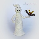 Ravelry: Amigurumi shimmering halloween ghost with a cat pattern by Elena Pichugina Amigurumi shimmering halloween ghost with a... 