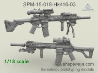 1/18 SPM-18-018-Hk416-03 HK 416 Variant III (683RFSPSD) by samofptr 1/18 SPM-18-018-Hk416-03 HK 416 Variant III by samofptr on... 