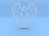 Snow Angel (9WFLDVZ6R) by Imagi_Nation Snow Angel by Imagi_Nation on Shapeways