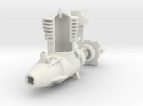 2 Cycle R/C Aircraft Engine (8HD9ZD93H) by rawkstar320 2 Cycle R/C Aircraft Engine by rawkstar320 on Shapeways