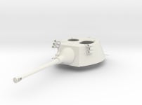 Kfz. 234/2 Puma Turret (KN2AFJ5MJ) by BattlegroundToys German 1:18 Sd.Kfz. 234/2 Puma Turret by BattlegroundToys on Shapeways