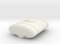 1/64 300 gallon Front Tank (VHSHFV5G2) by bdbatten 1/64 300 gallon Front Tank by bdbatten on Shapeways