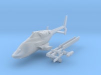 030A Modified Bell 222 1/144 (XBK6AEA2U) by glehn 030A Modified Bell 222 1/144 by glehn on Shapeways