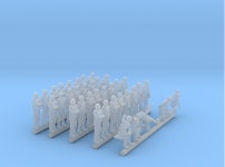 200-H0070: Flight Deck Crew 1:200 (KDSSXG3WN) by hpetiers 200-H0070: Flight Deck Crew 1:200 by hpetiers on Shapeways