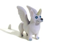Corgi Unicorn  (JVH9FEJ6R) by EricHo Corgi Unicorn  by EricHo on Shapeways