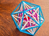 Nested Icosa Dodeca Icosa 100mm - Red Core (PKMXLPR9A) by Narada_Dan_Vantari Nested Icosa Dodeca Icosa 100mm - Red Core by Narada... 