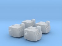 1/350 Mk.37 Directors (Cold War) (4SXSE9WCR) by Model_Monkey 1/350 Mk.37 Directors (Cold War) by Model_Monkey on Shapeways