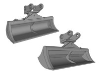 HO - Bucket Set nr.3 for 20-25t excavators (6SLBYCUSP) by AndreaDalPorto HO - Bucket Set nr.3 for 20-25t excavators by... 
