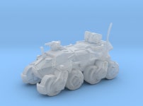 Sci Fi Amored Vehicle APC MONK / uniqe (H4883THNJ) by MIHIminis Sci Fi Amored Vehicle APC MONK / uniqe by MIHIminis on Shapeways