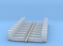 1/64 scale dodge tow mirrors (L4V4MDZSX) by Jeff6472 1/64 scale dodge tow mirrors by Jeff6472 on Shapeways