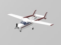 Cessna 336 Skymaster 1/200 (MGARYALWR) by giorgios_planes Cessna 336 Skymaster 1/200 by giorgios_planes on Shapeways