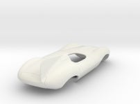1/12 Jaguar Long Nose D Type (5Y3Z9S5QL) by tdr_innovations 1/12 Jaguar Long Nose D Type by tdr_innovations on Shapeways