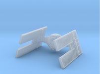 TIE Droid 1/270  (DXFLAJAGS) by Mel_Miniatures TIE Droid 1/270  by Mel_Miniatures on Shapeways