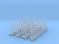 5871-ZS-87_Sackkarrensortiment (klein) (HDW5P6BN2) by MMH 5871-ZS-87_Sackkarrensortiment (klein) by MMH on Shapeways