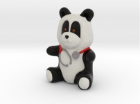 Dr Panda (8cm) (2FAWSSY8L) by Windshadow Dr Panda (8cm) by Windshadow on Shapeways