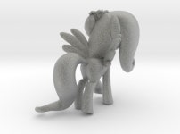 Fluttershy 1 Full Color - M3 (UMF9MPC8R) by phnghue Fluttershy 1 Full Color - M3 by phnghue on Shapeways