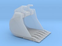 CAT 336 D Wide With Paddle Teeth1 (2UD9T3QSS) by niklscalemodels CAT 336 D Wide With Paddle Teeth1 by niklscalemodels on Shapeways