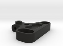 Right Caster Block V4 (7WXNHB62L) by MaxFX77 Right Caster Block V4 by MaxFX77 on Shapeways