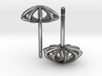 Sea Urchin Earrings 10 mm (6H77ZJN8R) by JorgeRojas Sea Urchin Earrings 10 mm by JorgeRojas on Shapeways