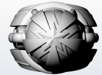 Wrecking Ball_size 12 (MED3JTS65) by Ethan_Chodos Wrecking Ball_size 12 by Ethan_Chodos on Shapeways