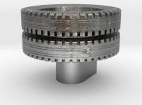001013 Pieza6 Ruedatrasera (L6WQXBGPF) by polikarpov 001013 Pieza6 Ruedatrasera by polikarpov on Shapeways