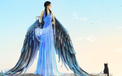 Blue Angel Full HD Wallpaper and Background | 1920x1200 | ID:702012