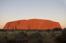 Ayers Rock, a massive sandstone monolith, Northern Territory, Red Centre Desert Australia HD Wallpaper | Background Image... 