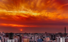 Sunset over Kuwait HD Wallpaper | Background Image | 2560x1600 | ID:687094 - Wallpaper Abyss  Sunset over Kuwait HD Wallpaper... 